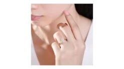 Bague De Fiancailles Hortensia - Solitaire Accompagné, Or Jaune, Diamants -Maria || Simplicity Soldes 01 159 1