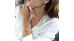 Boucles D'oreilles Perles Roses De Culture 8/8.5mm - Dormeuses Or Jaune 7 Boucles D'oreilles Perles Roses De Culture 8/8.5mm - Dormeuses Or Jaune -Maria || Simplicity Soldes 01 206 1 1