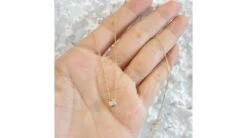 Pendentif Solitaire Or Jaune - Diamant Serti Clos Personnalisable 8 Pendentif Solitaire Or Jaune - Diamant Serti Clos Personnalisable -Maria || Simplicity Soldes 01 88