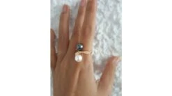 Toi Et Moi Bague - Perles De Tahiti, Akoya - Or Jaune -Maria || Simplicity Soldes 02 102