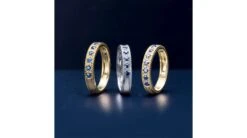 Bague Saphir - Tempietto - Or Blanc, Diamant, Saphir -Maria || Simplicity Soldes 02 102 3