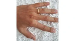 Alliance Diamant Or Blanc - Lignes Pures - Homme -Maria || Simplicity Soldes 02 112 1