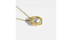 Pendentif Perle De Culture Akoya - Coco Chanel - Or Jaune -Maria || Simplicity Soldes 02 211