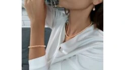 Collier Perles Culture - Perle Eau Douce Chine Rose - 5/5.5mm, AA+ -Maria || Simplicity Soldes 02 219 1