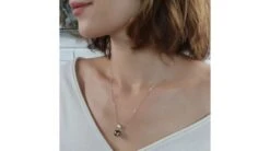 Pendentif Classique - Perle De Tahiti Grise Foncée - Or Blanc, Diamant -Maria || Simplicity Soldes 02 222