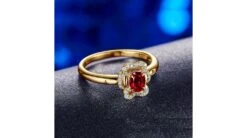 Bague Flamenca Rubis Or Jaune -Maria || Simplicity Soldes 02 230