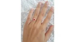 Bague Glamour Rubis Et Diamants En Or Jaune - Mon Coeur -Maria || Simplicity Soldes 02 27 1