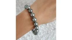 Bracelet Perles De Tahiti Grises - 9/10mm - Fermoir Or 14 Bracelet Perles De Tahiti Grises - 9/10mm - Fermoir Or -Maria || Simplicity Soldes 02 67 3