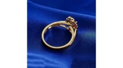 Bague Fiancaille Rubis Or Jaune Mulan -Maria || Simplicity Soldes 03 162 1