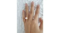 Bague Or Perle Du Japon - Perle Akoya Blanche - Or Jaune, Diamants -Maria || Simplicity Soldes 03 64