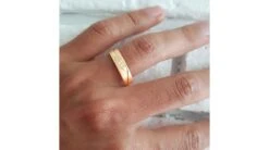 Alliance Homme Lignes Enchevêtrées - Or Jaune, Diamants -Maria || Simplicity Soldes 03 88