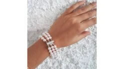 Bracelet 3 Rangs - Bracelet Perles Japon - Perle Akoya - 6.5/7mm -Maria || Simplicity Soldes 03 91 1