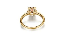 Bague Flamenca Rubis Or Jaune -Maria || Simplicity Soldes 04 116