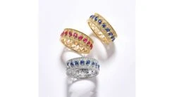 Bague Saphir Palais Farnese - Or Jaune, Saphir & Diamant -Maria || Simplicity Soldes 04 35 2