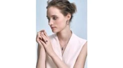 Boucle D Oreille Saphir Bleu, Diamant - Or Blanc -Maria || Simplicity Soldes 04 39 1