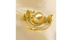 Pendentif Orchidée Sauvage - Perle Dorée Des Mers Du Sud 11 Pendentif Orchidée Sauvage - Perle Dorée Des Mers Du Sud -Maria || Simplicity Soldes 04 78 1