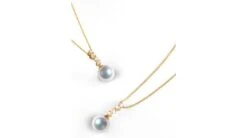 Pendentif Danse Du Serpent. Perle Akoya, Or Jaune, Diamants. -Maria || Simplicity Soldes 05 11