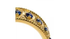 Bague Saphir Palais Farnese - Or Jaune, Saphir & Diamant -Maria || Simplicity Soldes 05 30 5