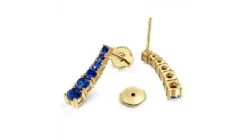 Boucle Oreille Montecristo Blue - Saphir, Or Jaune -Maria || Simplicity Soldes 07 y 4