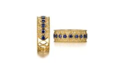 Bague Saphir Palais Farnese - Or Jaune, Saphir & Diamant -Maria || Simplicity Soldes 07 23 7