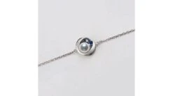 Bracelet Perle Akoya - Diamant, Saphir, Or Blanc I Seiza -Maria || Simplicity Soldes 07 70 3