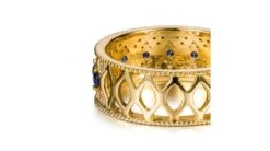 Bague Saphir Palais Farnese - Or Jaune, Saphir & Diamant -Maria || Simplicity Soldes 08 14 4