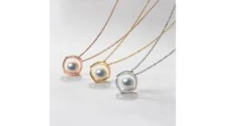 Pendentif Perle De Culture Akoya - Coco Chanel - Or Jaune -Maria || Simplicity Soldes 08 56