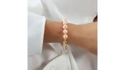 Bracelet - Bracelet Perles Roses - Perles De Culture Chine - 7.5/8mm -Maria || Simplicity Soldes 08 61