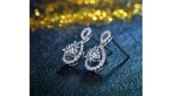 Boucles D'oreilles - Boucle Diamant Or Blanc 18cts -Maria || Simplicity Soldes 0wd034 8 1