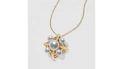 Pendentif Voyage Stellaire I Perles Akoya Or Jaune Diamants -Maria || Simplicity Soldes 1 10 1 1