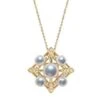 Pendentif Voyage Stellaire I Perles Akoya Or Jaune Diamants