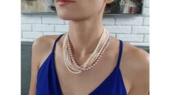 Collier Arlequin I 6 Rangs De Perles Multicolores 5/8mm AAA 8 Collier Arlequin I 6 Rangs De Perles Multicolores 5/8mm AAA -Maria || Simplicity Soldes 1.1 4