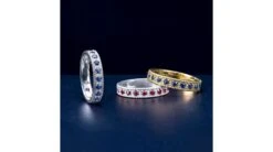 Bague Saphir - Tempietto - Or Blanc, Diamant, Saphir -Maria || Simplicity Soldes 10 13 1