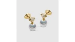 Pendant D'oreille - Perle Akoya Or Jaune - Sarah Bernhardt -Maria || Simplicity Soldes 10 43