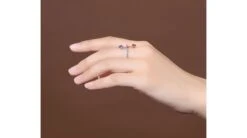 Bague Univers Parallèles. Or Blanc, Jaune Et Pierres Précieuses -Maria || Simplicity Soldes 10 5 4