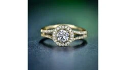 Solitaire Accompagné Femme - Bouquet De La Mariée - Dahlia Jaune | Gemperles -Maria || Simplicity Soldes 12 12