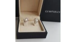 Boucles Oreilles Chiyoko Or Blanc. Perles Akoya Japon 6/6.5mm AAA -Maria || Simplicity Soldes 20161130 153407