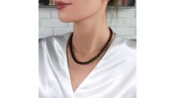 Collier Perles Akoya Noires - Perle Japonaise Noire - 6/6.5mm -Maria || Simplicity Soldes 20200526 165117