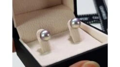 Boucles D'oreilles Perles Eau Douce Lavandes - 8/9mm - AAA - Or Blanc -Maria || Simplicity Soldes 20200527 152834