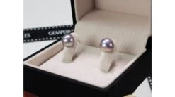 Boucles D'oreilles Perles Eau Douce Lavandes - 8/9mm - AAA - Or Blanc -Maria || Simplicity Soldes 20200527 152841