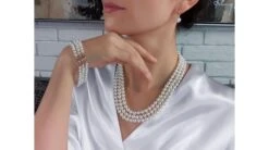 Bracelet 3 Rangs De Perles Mariage. Triple Rangée. 5/5.5mm 10 Bracelet 3 Rangs De Perles Mariage. Triple Rangée. 5/5.5mm -Maria || Simplicity Soldes 20200616 152516