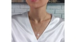 Pendentif Hainan Or Jaune Et Perle - En Forme De Tige - Diamant -Maria || Simplicity Soldes 20200616 155835