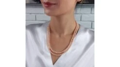 Splendid Collier Double Rang Perles Roses - Perles De Culture Chine - 5/5.5mm -Maria || Simplicity Soldes 20200626 153244