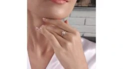 Bague Solitaire Pendentif Or Blanc - Diamants Sertis Griffes, Grains | Estasia -Maria || Simplicity Soldes 20200702 161802