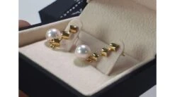 Boucles D'oreilles Pendantes - Or Jaune - Perles De Culture - Akoya - 7/7.5mm -Maria || Simplicity Soldes 20200710 151551