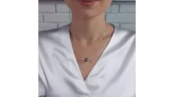 Pendentif Barrettes Incurvées Or Jaune - Perle De Tahiti, Diamants -Maria || Simplicity Soldes 20200717 154728