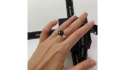 Bague Coeurs - Ovation à L'amour - Perle De Tahiti - 2 Ors, Diamants -Maria || Simplicity Soldes 20200925 111436