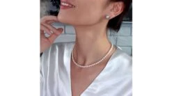 Boucles Oreilles Chiyoko Or Blanc. Perles Akoya Japon 6/6.5mm AAA -Maria || Simplicity Soldes 20201019 154003