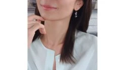 Boucles D'oreilles Notes De Musique - Crochets Or Blanc - Perles De Tahiti -Maria || Simplicity Soldes 20201130 145456