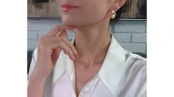 Boucles Oreilles Paons Merveilleux - Perles Dorées, Diamants, Or Jaune -Maria || Simplicity Soldes 20201218 160429